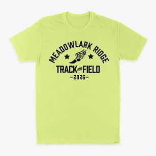 Meadowlark Ridge Elementary School Track and Field Classic Dad T-Shirt