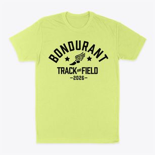 Bondurant Middle School Track and Field Classic Dad T-Shirt