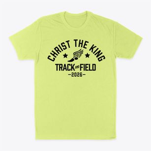 Christ The King School Track and Field Classic Dad T-Shirt