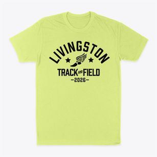 Livingston Collegiate Academy Track and Field Classic Dad T-Shirt