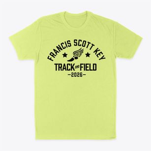 Francis Scott Key Elementary Middle #76 Track and Field Classic Dad T-Shirt