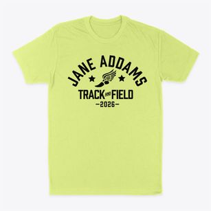 Jane Addams Middle School Track and Field Classic Dad T-Shirt