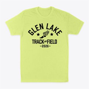 Glen Lake Elementary School Track and Field Classic Dad T-Shirt