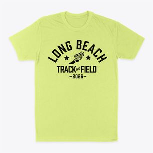 Long Beach Middle School Track and Field Classic Dad T-Shirt