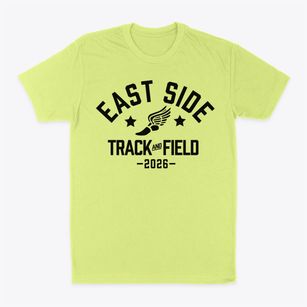East Side High School Track and Field Classic Dad T-Shirt