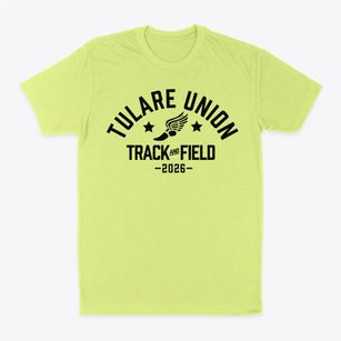 Tulare Union High School Track and Field Classic Dad T-Shirt