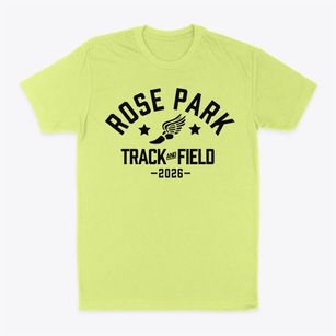 Rose Park School Track and Field Classic Dad T-Shirt