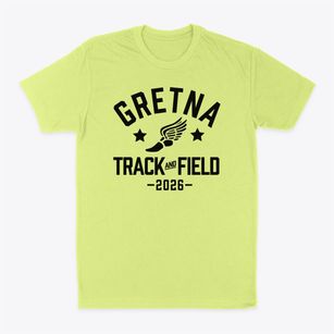 Gretna Middle School Track and Field Classic Dad T-Shirt