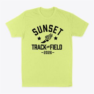 Sunset Senior High School Track and Field Classic Dad T-Shirt