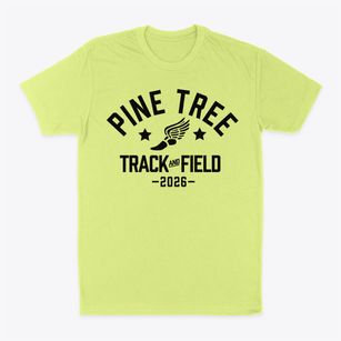 Pine Tree Elementary School Track and Field Classic Dad T-Shirt
