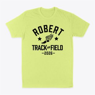 Robert T Morris Elementary School #18 Track and Field Classic Dad T-Shirt
