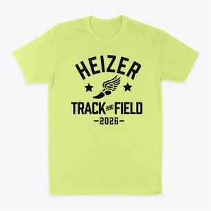Heizer Junior High School Track and Field Classic Dad T-Shirt