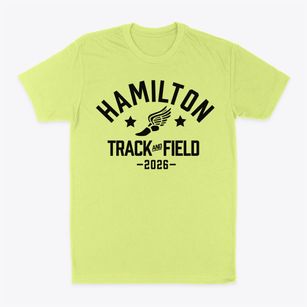 Hamilton Elementary School Track and Field Classic Dad T-Shirt