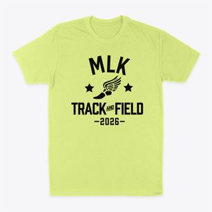 Martin Luther King Magnet School Track and Field Classic Dad T-Shirt