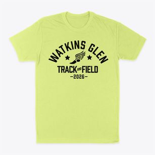 Watkins Glen Middle School Track and Field Classic Dad T-Shirt