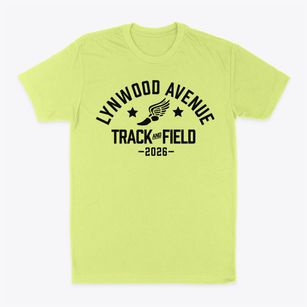 Lynwood Avenue Elementary School Track and Field Classic Dad T-Shirt