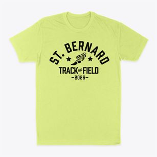 Saint Bernard School Track and Field Classic Dad T-Shirt