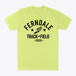 Ferndale Middle School Track and Field Classic Dad T-Shirt