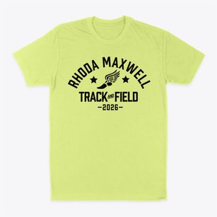 Rhoda Maxwell Elementary School Track and Field Classic Dad T-Shirt