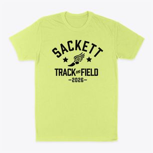 Sackett School Track and Field Classic Dad T-Shirt