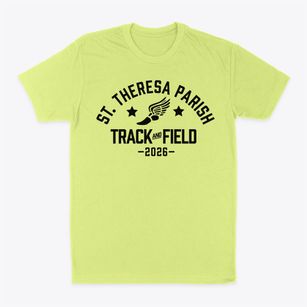 St Theresa Parish Track and Field Classic Dad T-Shirt