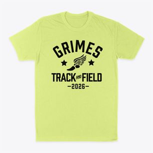 Grimes Elementary School Track and Field Classic Dad T-Shirt