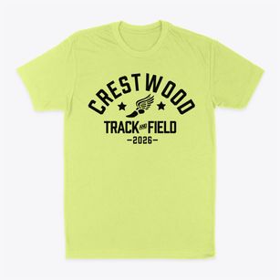 Crestwood Elementary School Track and Field Classic Dad T-Shirt