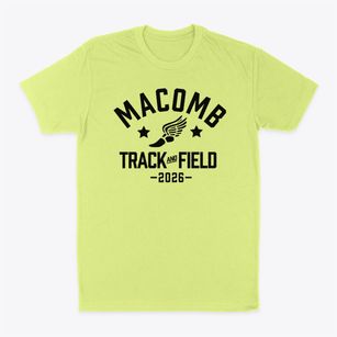 Macomb High School Track and Field Classic Dad T-Shirt