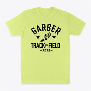 Garber High School Track and Field Classic Dad T-Shirt