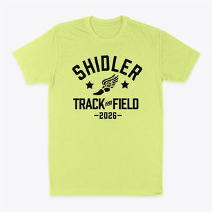 Shidler Elementary School Track and Field Classic Dad T-Shirt