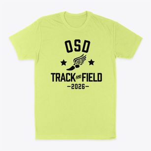Oklahoma School For The Deaf Track and Field Classic Dad T-Shirt