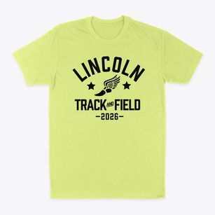 Lincoln Middle School Track and Field Classic Dad T-Shirt