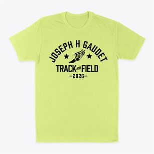 Joseph H Gaudet Middle School Track and Field Classic Dad T-Shirt