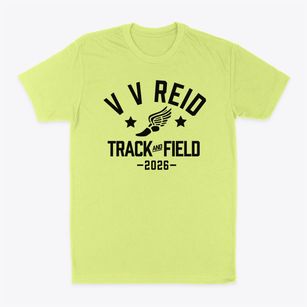 V V Reid Elementary School Track and Field Classic Dad T-Shirt