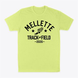 Mellette Elementary School Track and Field Classic Dad T-Shirt