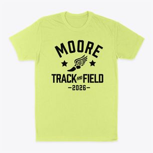 Moore Elementary School Track and Field Classic Dad T-Shirt