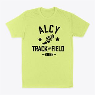 Alcy Elementary School Track and Field Classic Dad T-Shirt