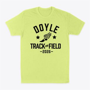 Doyle Elementary School Track and Field Classic Dad T-Shirt