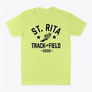 Saint Rita School Track and Field Classic Dad T-Shirt