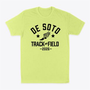 De Soto Private School Track and Field Classic Dad T-Shirt