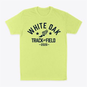 White Oak Middle School Track and Field Classic Dad T-Shirt