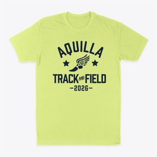 Aquilla School Track and Field Classic Dad T-Shirt