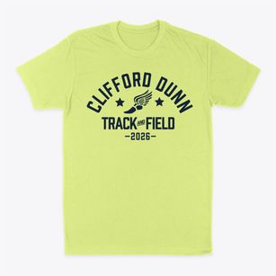 Clifford Dunn Elementary School Track and Field Classic Dad T-Shirt