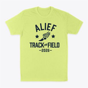 Alief Middle School Track and Field Classic Dad T-Shirt