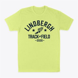 Lindbergh Elementary School Track and Field Classic Dad T-Shirt