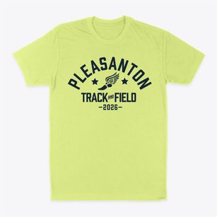 Pleasanton Intermediate School Track and Field Classic Dad T-Shirt
