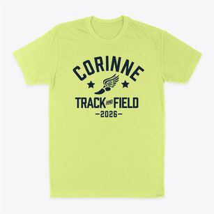 Corinne Elementary School Track and Field Classic Dad T-Shirt