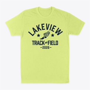Lakeview Elementary School Track and Field Classic Dad T-Shirt