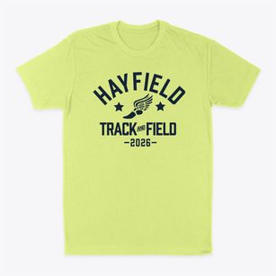 Hayfield Elementary School Track and Field Classic Dad T-Shirt