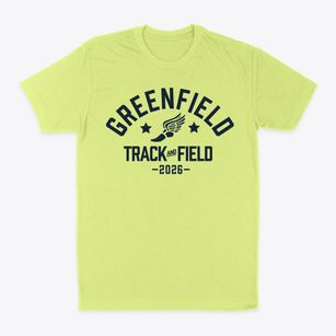 Greenfield Elementary School Track and Field Classic Dad T-Shirt